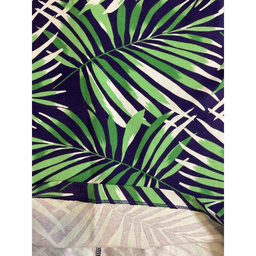 Old Navy Tropical Stretch Dress Blue Green XS Floral Cruise Beach Travel Boho - Picture 5 of 7